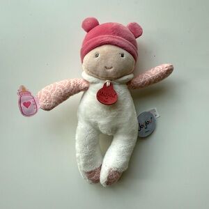 Jolijou Paris Baby Doll Light Pink Plush Stuffie